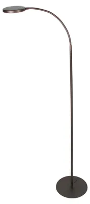 Image de Lampadaire - marron - Platu - plastique métal - lampe de lecture - LED - 3351CA - Mexlite