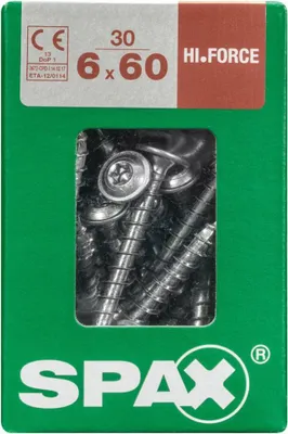 Produktbild von Spax Holzbauschrauben 6.0 x 60 mm TX 30 - 30 Stk.