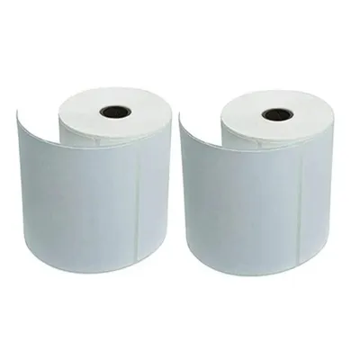 Produktbild von Montegoni Etikettenrolle Versandetiketten Rolle 100x150mm, Thermoetiketten für Zebra MUNBYN Dymo Thermodrucker | DHL UPS DPD kompatibel