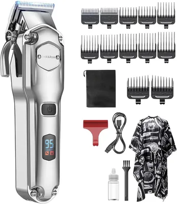 Produktbild von Haarschneidemaschine,Kabellos profi Haarschneider,IPX7 Wasserdicht elektrischer Friseur Rasierer,USB wiederaufladbar Haar und Bartschneider für Männer