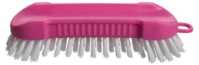 Produktbild von haug bürsten - Scheuerbürste rund berry - Optimale Handbürste zum Putzen und Scheuern - 58024