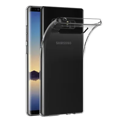 Zdjęcie produktu dla Samsung Galaxy Note 8 Transparent Case Cover Silicone