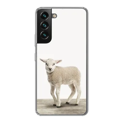 Produktbild von MuchoWow® Handyhülle Schutzhülle Hülle für Samsung Galaxy S22 Plus Lamm - Schaf - Tiere - Kinder - Mädchen - Jungen Silikon Softcase Handy Hülle - Schutzabdeckung