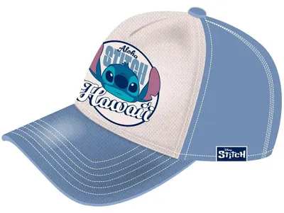 Image de Casquette Arditex Stitch bleue 56-58 cm pour enfants, bleue 56-58 cm
