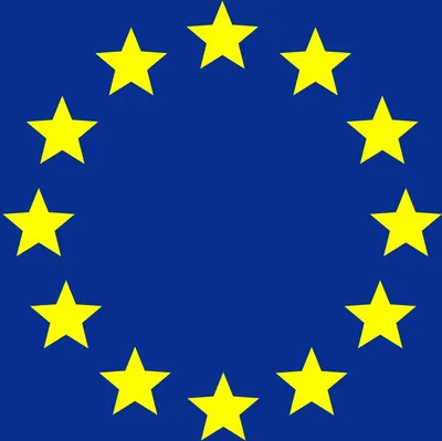 Produktbild von Aufkleber Flagge Europa 65 x 100 mm  Fanartikel