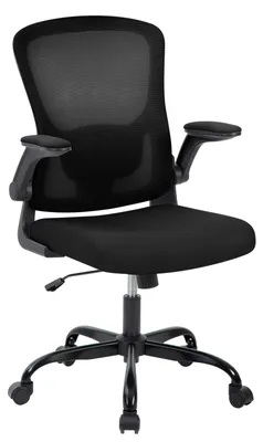 Productafbeelding van Ergonomische Bureaustoel - Kantoostoel - Statafelstoel - Bureaustoel Zwaar - Werkstoel - Zwart