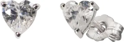Produktbild von Herzengel HEE-HEART01-ZI Mädchen Ohrstecker Herz Silber Weiß