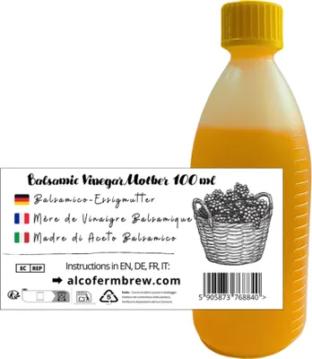 Produktbild von Essigmutter Für Balsamico-Essig 100ml - Essig Starter Kultur, Natürlich und Aktiv