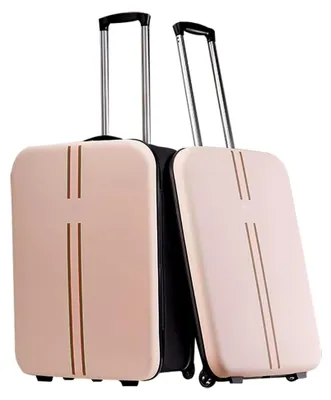 Produktbild von Zusammenklappbarer Handgepäckkoffer, Robuster Tragbarer Koffer Mit Rollen, Reisekoffer (C, 24 Zoll)