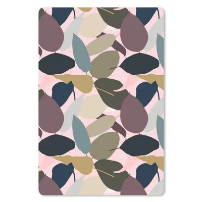 Produktbild von MuchoWow® Mauspad Mousepad Tropisch - Blätter - Rosa 40x60 cm - Mousepads - Maus Mat - Pad - Mausunterlage - Schreibtisch Accesoire