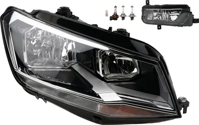 Produktbild von Scheinwerfer passend für VW Caddy IV SA 05/15- H7 R + Nebel+Leuchtmittel 2K1941006 2K5941662 2K5941662A Johns