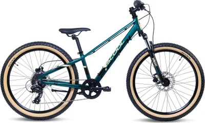 Produktbild von S'COOL Xroc disc 24 Zoll 8-Gang Altus Dark Green/Beige | Kinderfahrrad | Jugendfahrrad | 24 Zoll | Mountainbike | 8 Gang