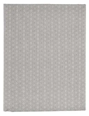 Tischdecke, rechteckig, 43x28 cm, grau, Sterndesign, modern