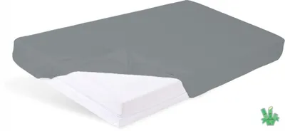 Produktbild von Karo Bambus-Spannbettlaken mit Gummizug 220x200 cm Anthrazit