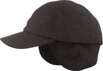 GoreTex 6-teilige Baseballcap mit Ohrenschutz  von Hut-Breiter in grau