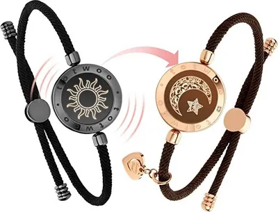 Produktbild von Armband TOTWOO Armbänder für Paare, Vibration & Aufleuchten, Liebes Geschenk