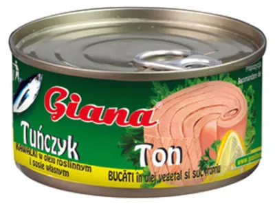 Obrázek produktu pro Kousky tuňáka v oleji Giana 170 g