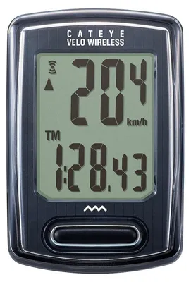 Produktbild von CatEye Velo Wireless-CC-VT230W Fahrradcomputer, Schwarz