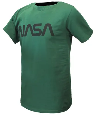 Immagine prodotto di Maglietta NASA verde e nera con logo - S
