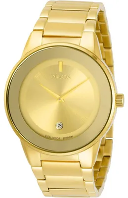 Produktbild von Invicta Specialty 30535 Damenuhr - Quarzwerk - Edelstahl mit goldenem Zifferblatt - 40 mm