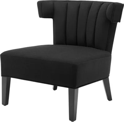 Produktbild von Casa Padrino Luxus Sessel Schwarz - Designer Möbel
