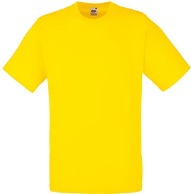 Produktbild von Fruit of the Loom - Valueweight T - Yellow - XL