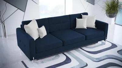 Zdjęcie produktu dla Sofy Rozkładana kanapa tekstylna Sofa rozkładana Kanapa Tapicerka meblowa Tkanina