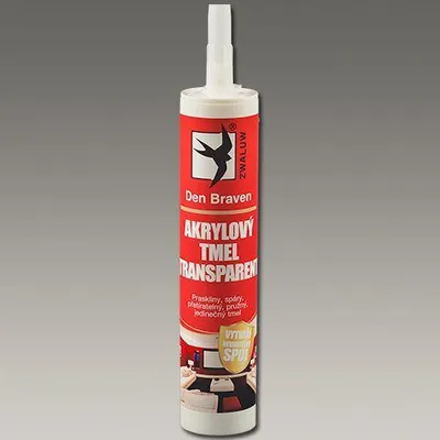 Obrázek produktu pro DEN BRAVEN tmel akryl transparentní 280ml 20101RL