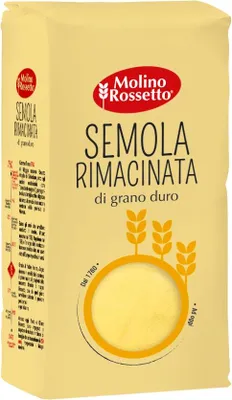 Produktbild von Semola di grano duro / doppelt gemahlener Hartweizengriess von der Molino Rossetto / 1 kg
