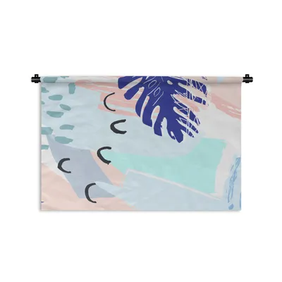 Produktbild von MuchoWow® Wandteppich Wandbehang Sommer - Laub - Blau 120x80 cm Tapisserie Dekoration Wandtuch - Wanddekorationen - Wandtücher