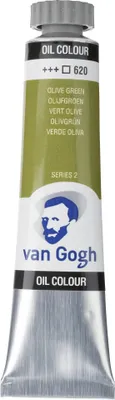 Image de Van Gogh peinture à l'huile tube 20 ml vert olive 620