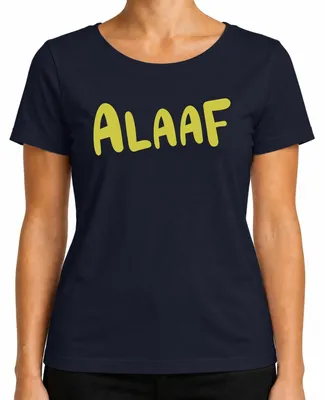 Productafbeelding van ALAAF Carnaval Keulen, grappig T-shirt voor dames, marineblauw, maat XL, voor carnaval, vastelaavend of fasching