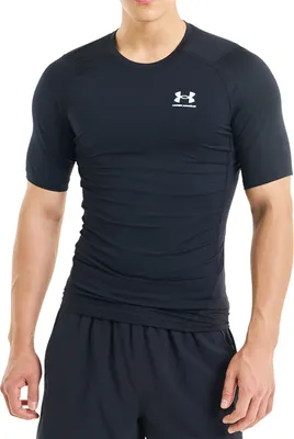 Produktbild von Under Armour HeatGear Baselayer-T-Shirt, Schwarz XS