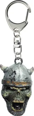 Produktbild von Schlüsselanhänger Zombiemit Hörner Helm