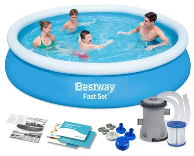 Obrázok produktu pre Bestway Fast Set 57274, 5377 L, Nafukovací bazén, Modrá, 15 kg