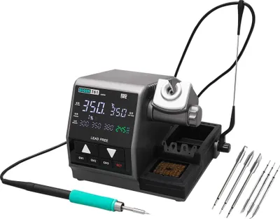 Zdjęcie produktu dla Stacja lutownicza, moc 400W, szeroki zakres temperatur, SUGON T61 400W, 220V