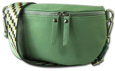 Image de Sac en cuir pour femme, de la marque Toscanto, de couleur verte et multicolore, modèle D3OTT807BL
