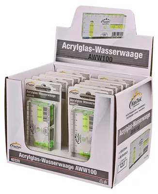 Produktbild von Acrylglas Wasserwaage AWW100 Display