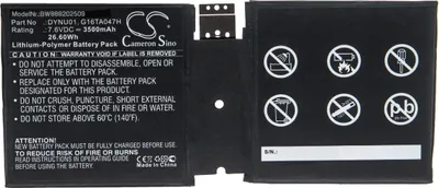 Produktbild von vhbw Akku Ersatz für Microsoft DYNU01, G16TA047H für Tablet Pad (3500 mAh, 7,6 V, Li-Polymer)