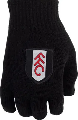 Produktbild von Fulham FC - Kinder Handschuhe, Jerseyware TA12665 (Einheitsgröße) (Schwarz)