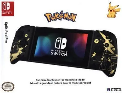 Zdjęcie produktu dla Hori Split Pad Pro - Gamepad - Nintendo Switch - D-Pad - Przycisk Turbo - Czarny - Złoty - Bateria - Pudełko