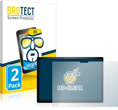 Produktbild von 2x Für Dell XPS 13 9315 2-in-1 Schutzfolie BROTECT Displayschutz Display Schutz Folie Klar Transparent