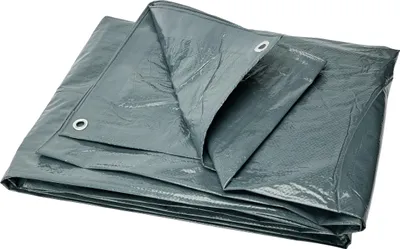 Produktbild von Garronda Abdeckplane – 2x3 m 120 g/m²– Plane wasserdicht, mit Ösen – UV-beständig, reißfest, schimmelresistent – Tarp PE Gewebeplane für Gartenmöbel, Auto, Holz – GD-0162, Grau