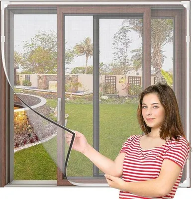 Produktbild von Magnetisches Fliegengitter - Magnetisches Fensterfliegengitter - Magnetisches Fensterbescherming