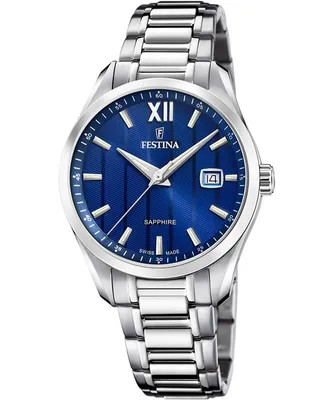 Produktbild von Festina Uhr Swiss Herren silber Armband Edelstahl UF20026/2