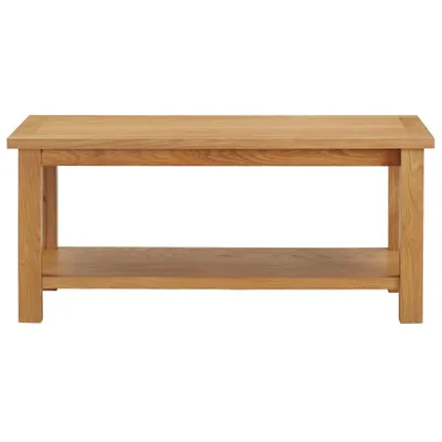 Zdjęcie produktu dla vidaXL Stolik kawowy 90 x 45 x 40 cm lite drewno dębowe
