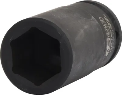 Produktbild von KS TOOLS 515.1430-E 3/4" Sechskant-Kraft-Stecknuss, lang, 30mm, auf Hänger