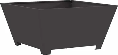 Produktbild von vidaXL Feuerstelle Schwarz 80 x 80 x 40 cm Stahl