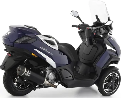 Zdjęcie produktu dla ARROW urban ciemny aluminiowy tłumik wsuwany z zaślepką do Peugeot Metropolis 400