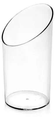 Produktbild von 100x Fingerfood-Becher rund klar 65 ml PS Ø 4,5 x 8,4 cm